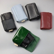 [Camera Bag Fast Shipping] Camera Bag Mekee Genuine Leather Camera Storage Bag Suitable for GR4 GR3X