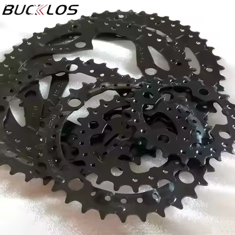 BUCKLOS 64/104 BCD Bicycle Chainring 22/24/26/32/38/42/44T Mountain Road Bike Chainwheel Triple/Doub