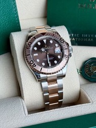 全新 ROLEX 勞力士 遊艇名仕型 YACHT MASTER 37mm 遊艇 啡面 268621-0003