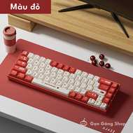Bàn phím cơ HOTSWAP AJAZZ AK680 Hai màu ĐỎ TÍM - Gongangshop