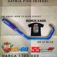 Knalpot sj88 satria fu injkesi bluemoon BONUS kaos sj88