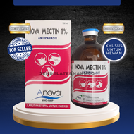 NOVA MECTIN 1% 100 ML NOVAMECTIN - Mencegah Gudig Gudis Dan Obat Cacing Antiparasit Obat Hewan Terna