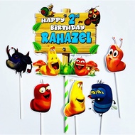 Larva Birthday Cake Topper / Birthday Cake Decoration