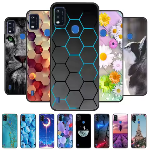 Case For ZTE Blade A51 Cover Shockproof Silicone Soft Phone Cases for ZTE Blade A51 A 51 Case Black 