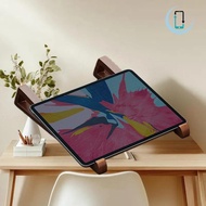 [AT] 1 Set Foldable Wooden Laptop Stand - Adjustable Ergonomic 12° Angle With Cooling Design For Not