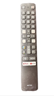 รีโมททีวี TCL Smart TV (Smart Remote TCL)  (มีปุ่มNetflix / มีปุ่มYouTube) ( มีบริการเก็บเงินปลายทาง)