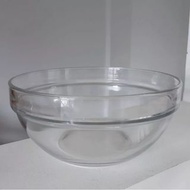 免運 強化玻璃沙拉碗 1.7L 法國Arcoroc 強化金剛玻璃 甜湯碗 弓箭牌 水晶玻璃碗 二手餐具 餐具出清 二手碗盤