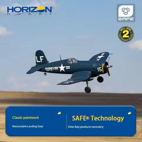 Horizon Hobby F4U Corsair 1.2m RC Fixed Wing Airplane Low Wing With Retractable Landing Gear SAFE Te