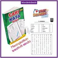 Find Easy Malay Words Book | Word Search Book For Kids | Cross Word | Word Game | Hobbies