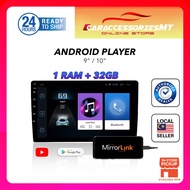 Car Android Player 1+32GB MirrorLink YouTube Google Play Bluetooth Radio Kereta