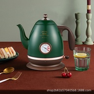 Jigao GL-E5D Stainless steel electric kettle with temperature display, small capacity electric tea k
