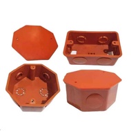 Pvc orange Junction box, Utility box, Junction box cover for electrical.