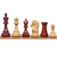 Royal Chess Mall Craftsman Knight Staunton Chess Pieces Only Chess Set, Bud Rosewood and Boxwood Woo