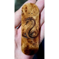 Saigon Skateboards "Burl Snake" 32mm Fingerboard Deck