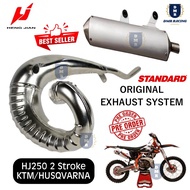 HENG JIAN HJ250 KTM 2 Stroke 250cc Original Exhaust Muffler System Ekzos 2T (Motocross China 250)