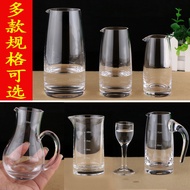 [AT]💧BK9KWholesale Liquor Divider Liquor Home Small Liquor Glass Set Restaurant Wine with Scale Crystal Glass Small L0ZW