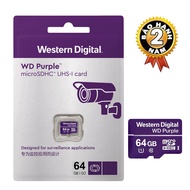 Microsd 64GB Western Digital Purple Memory Card