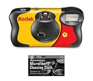 Bundle of Kodak Funsaver 35mm One-Time Single-Use Disposable Camera (ISO-800) with Flash - 27 Exposu