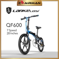 [Ready Stock] Lankeleisi 20 Inches Foldable Bike Folding Bicycle Foldie Shimano Bicycles 7 Speed Sport Rim