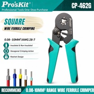 Pro'sKit CP-462G Wire Ferrule Crimp Tool-Square Crimp 0.8~10mm2 / AWG 28~7