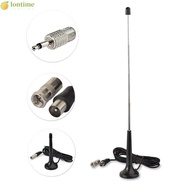 LONTIME AM/FM Antenna, Universal Enhanced Signal DAB Radio Antenna, Useful Connector Adapter Receiver Tuner