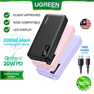 UGREEN 20000mAh PowerBank USB-C PD 20W USB-A 22.5W Fast Charging Power Bank for iPhone 17 16 Pro Max