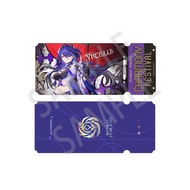 Honkai: Star Rail charmony festival Acrylic laser column ticket stub Acrylic laser keychain Black Sw