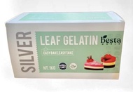 เจลาตินแผ่น ขนาด 1 กิโลกรัม (400แผ่น) / Gelatin sheet 1kg (400sheets) / HALAL product.