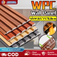 WPC Fluted Wall Panel Sticker Waterproof Grille Design Ecological Board TV Background Pvc Wood Panel