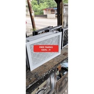 (SS) BOVEN ALUMINIUN TANPA KACA.BOUVENLIGHT.VENTILASI.KAMARMANDI.KAWATNYAMUK.40x60 free paking kayu 
