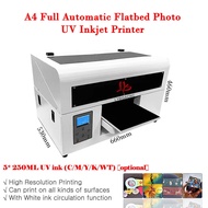 LY A4 Full Automatic Flatbed Photo UV DTG Inkjet Printer Machine USB Infrared Ray Measure Max Work S
