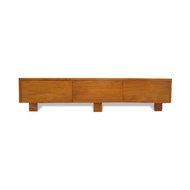 CONTEMPORARY DURABLE TEAK MADRID TV CONSOLE 6 F FOR HOMES