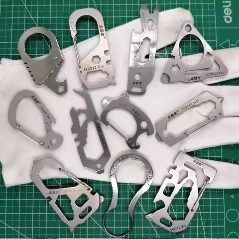 Sanrenmu Stainless Steel EDC Pocket Multi Mini Tool