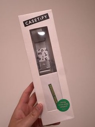 全新 Casetify 手機掛繩/背帶  銀色
