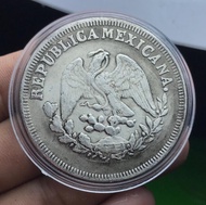 Koin Kuno Mexicana 1898 UN peso Langka