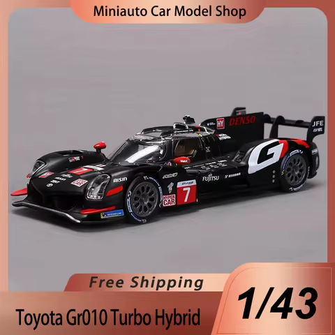 New In Stock Burago 1:43 Toyota Gr010 Turbo Hybrid Team Gazoo Racing #7 24h Le Mans 2024 Kamui Kobay
