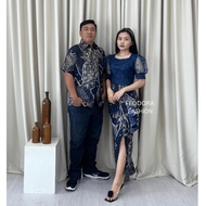 KEMEJA [ FEODORA ] ELVIRA DRESS couple batik/ latest Christmas dress/ party dress/ kids shirt/ moder