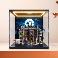 [Transparent Display Box] Transparent Acrylic Display Box Suitable for Lego 76300DC Batman Arkam Mad