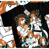 MYS t shirt lelaki Orihime Inoue MYS t shirt lelaki Zaraki Kenpachi Bleach Anime Ichigo Aizen Shirt 