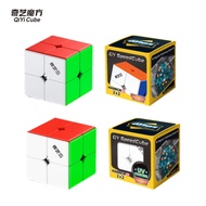 Qiyi Cube 2x2 Warrior M Speed Cube Stickless UV Coating 2x2x2 Magnetic Magic Cube Puzzle Toy Gift