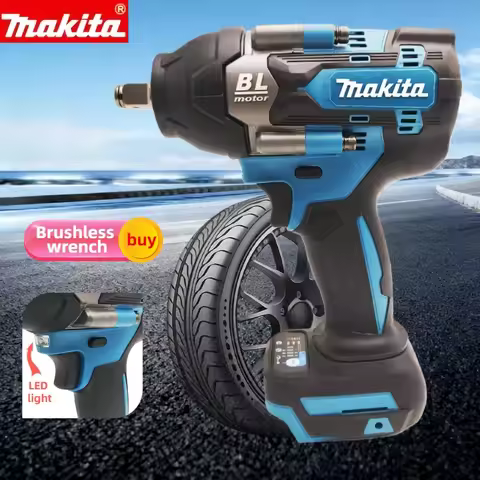 Makita DTW700 Cordless 1000N.m Impact Wrench Brushless Electric Wrench Screwdriver Large Torque Auto