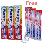 [3 toothpaste] Pepsodent Toothpaste 75 grams and 225 grams Mouth Freshener