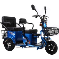 New Electric Tricycle Elderly Scooter Pick-up Children Home Leisure Electric Tricycle Three-Person Car