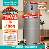 海信（Hisense）三开门冰箱小型 家用电冰箱 无霜冰箱一级能效 251升小冰箱 小户型BCD-251WYK1DPJ