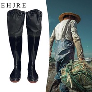 EHJRE Wading Hip Boots Waders Car Washing Lightweight Soft Sole Breathable Rain Boots Fishing Waders
