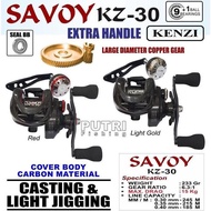 Kenzi Savoy Kz-30 Fishing Reel Extra Handle Carbon Body Free Hook/String