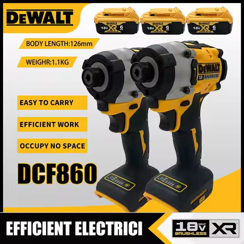 Dewalt DCF860 Cordless Compact Drill / Driver 20V Brushless Electric Drill Screwdriver Rechargeable 