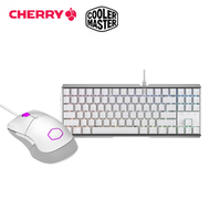 【媽咪節送禮自用都划算】櫻桃Cherry Mx Board 3.0S RGB TKL機械式鍵盤(白色/茶軸) + Cooler Master MM310 電競滑鼠(白色)