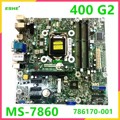 786170-001 785906-001 Mainboard For HP Prodesk 400 G2 MT H81 Motherboard MS-7860 REV:2.0 LGA 1150 DD