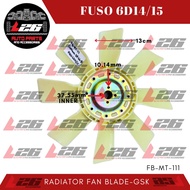Mitsubishi Fuso 6D14 6D15 Radiator Fan Blade 600mm-38-66-8 FB-MT-111 GSK BRAND